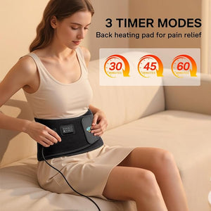 Plug-In Heating Pad Back Massager