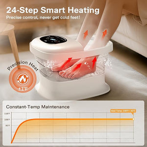 ALLJOY Collapsible Foot Spa Electric Rotary Massage