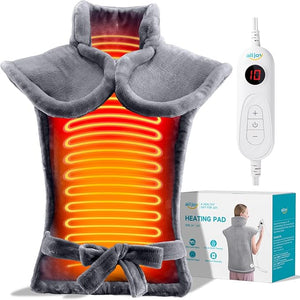Heating Pad for Back Pain Relief, 24"x33" Weighted