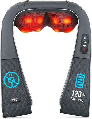 Cordless Shiatsu Neck Massager with Heat