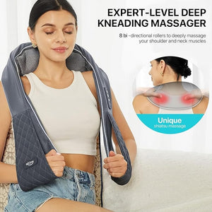 Cordless Shiatsu Neck Massager with Heat
