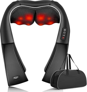 Alljoy heated neck massager with ergonomic U-shape design