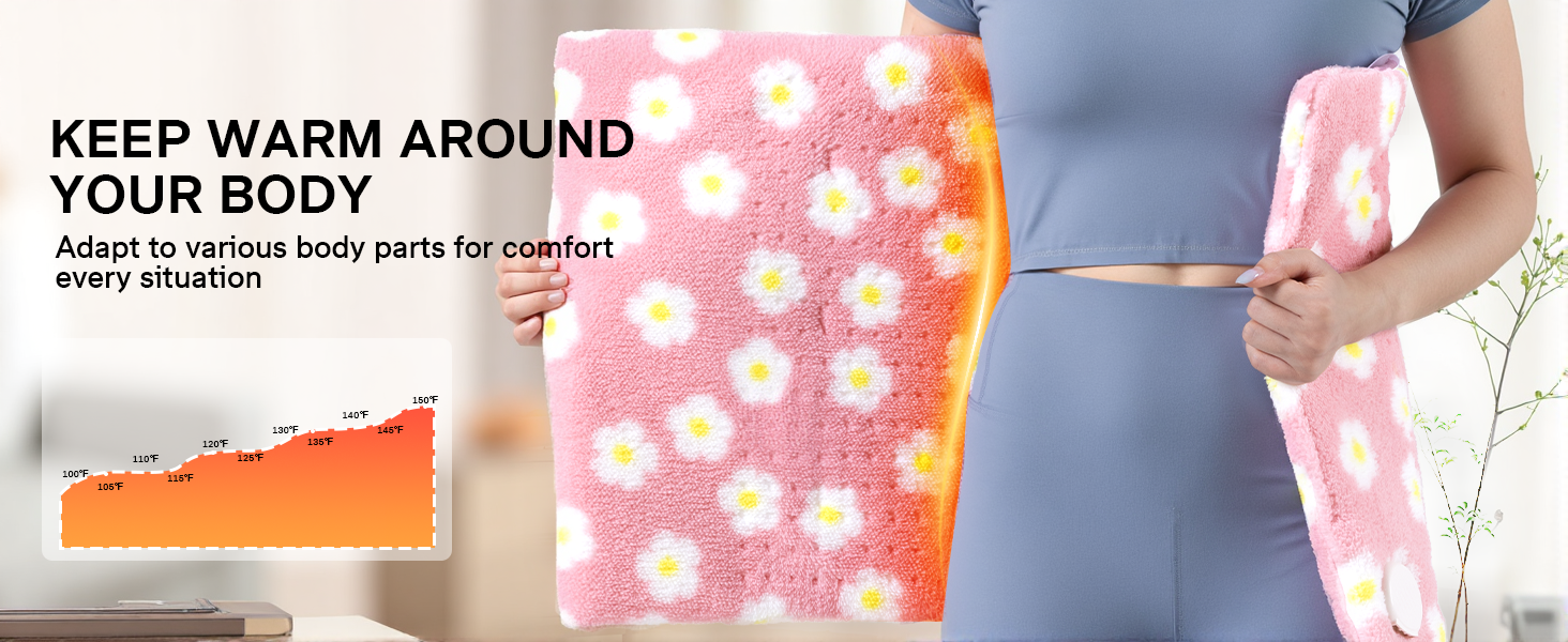 ALLJOY Heating Pad For Neck And Shoulder, Weighted Neck Shoulder