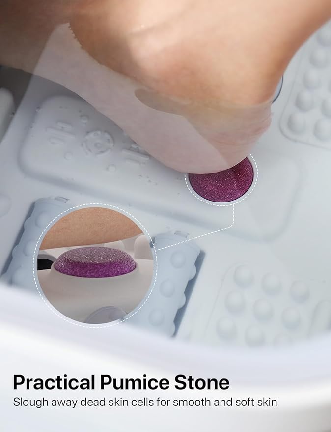 Collapsible Foot Massager Spa Soaking Tub with Bubbles