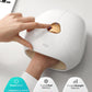 ALLJOY Hand Massager with Heat, Rechargeable Finger Massager with 3 Levels Compression & Heating for Carpal Tunnel, Ideal Father's Day Gifts, White