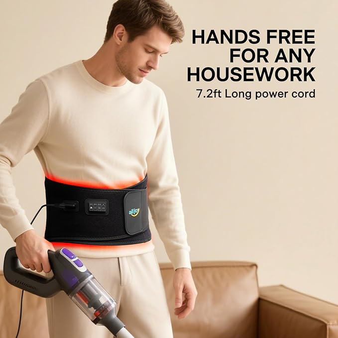 Plug-In Heating Pad Back Massager
