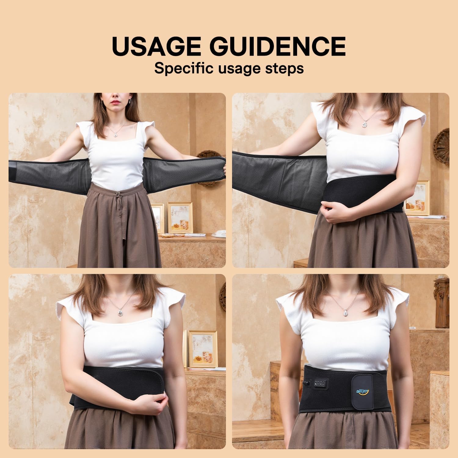 Plug-In Heating Pad Back Massager