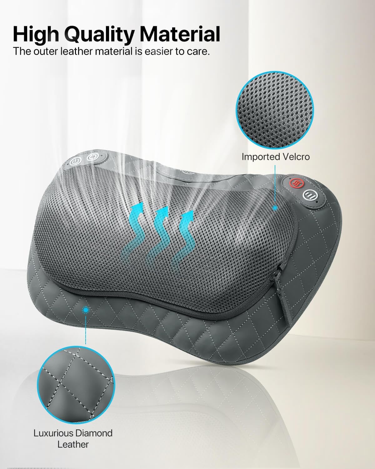 ALLJOY Shiatsu Neck and Back Massager with Soothing Heat