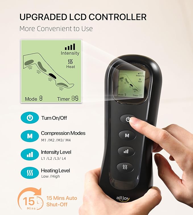 ALLJOY L2 Leg Massager for Circulation and Pain Relief FSA