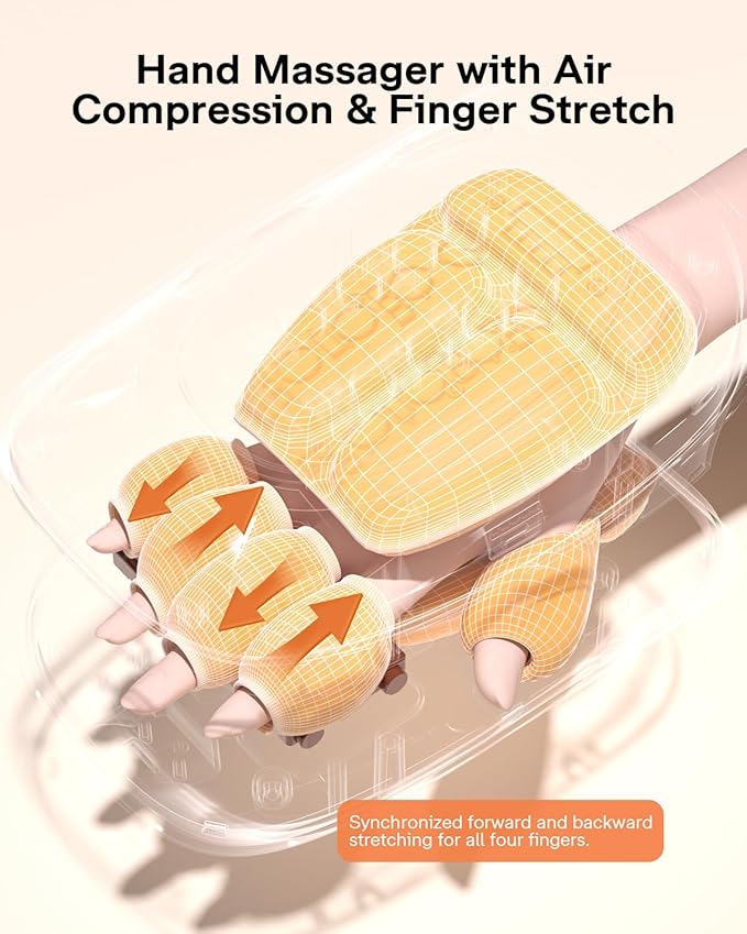 ALLJOY H4 Hand Massager with Heat and Compression