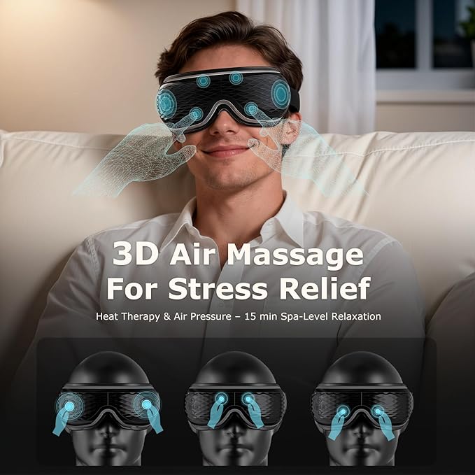 ALLJOY Eye Massager with Heat and Cooling