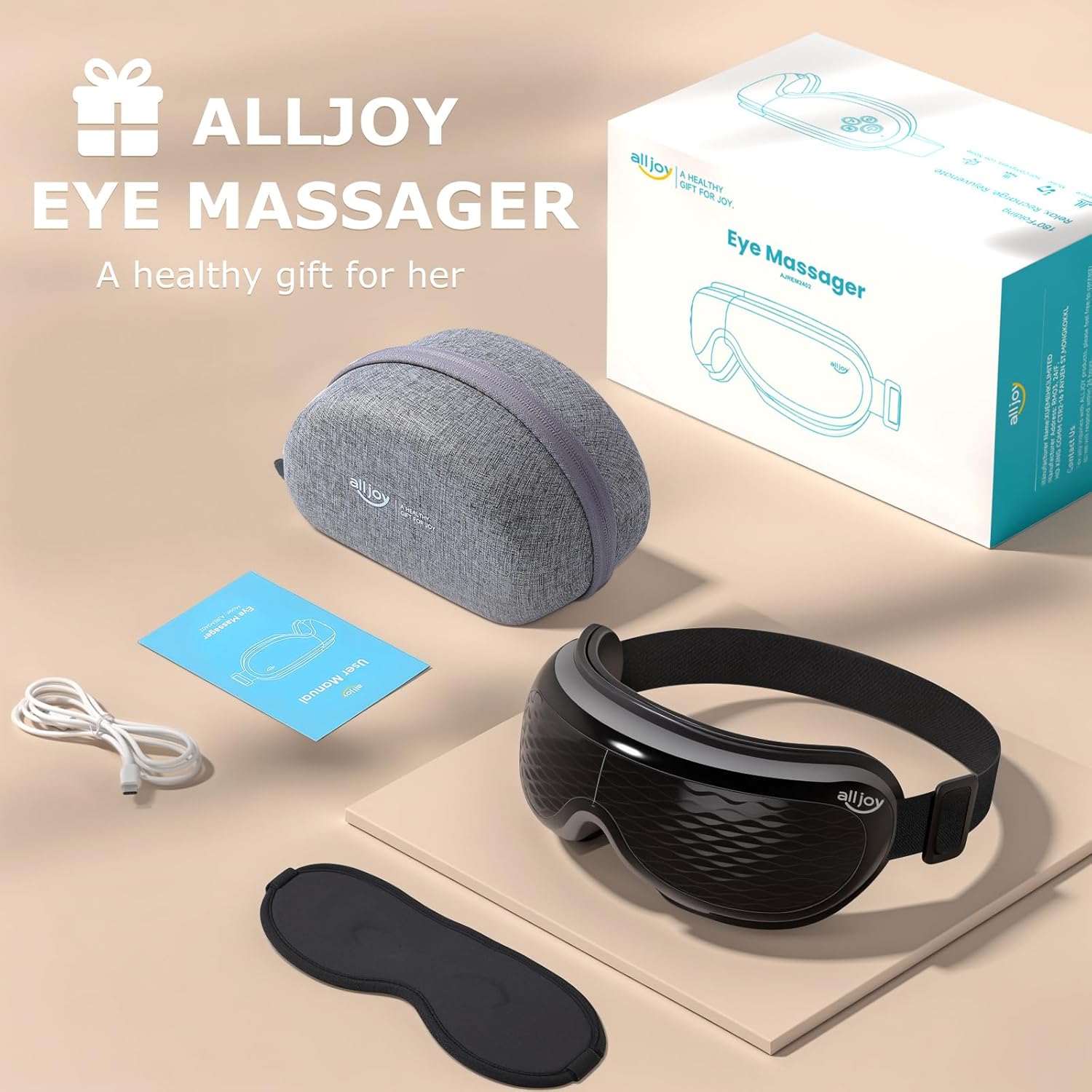 ALLJOY Eye Massager with Heat and Cooling