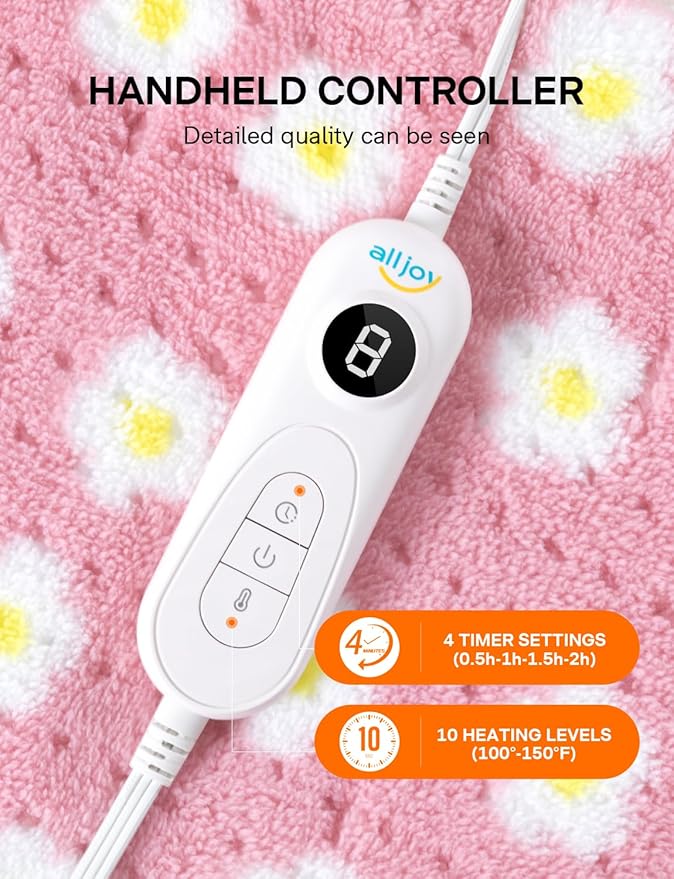 King Size Heating Pad for Back Pain Relief, 33”x 17”