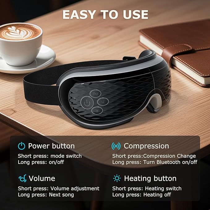 ALLJOY Eye Massager with Heat and Cooling