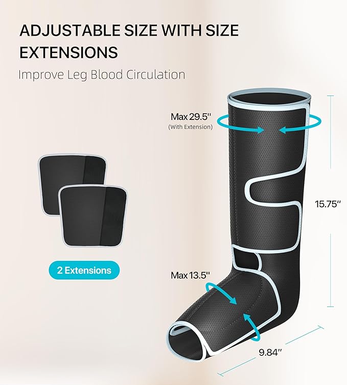 ALLJOY L2 Leg Massager for Circulation and Pain Relief FSA