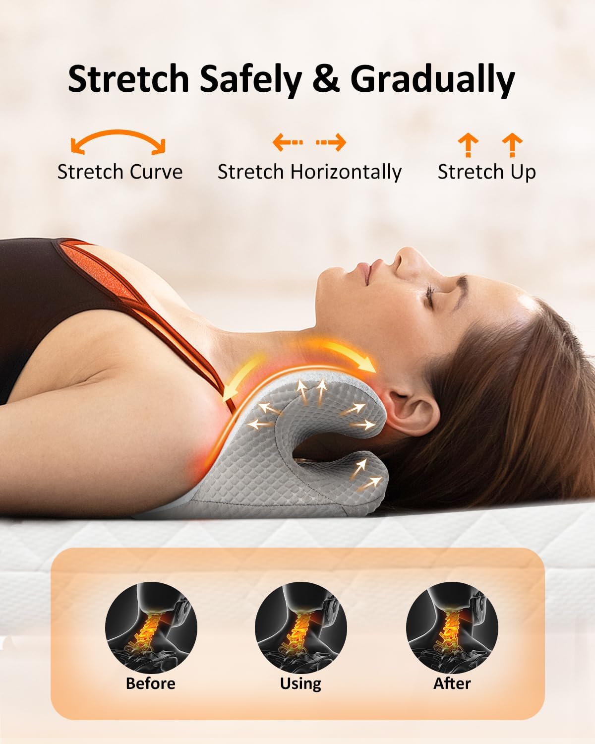ALLJOY Neck Stretcher with Heat,Gifts for Men Women Mom Dad – ALL
