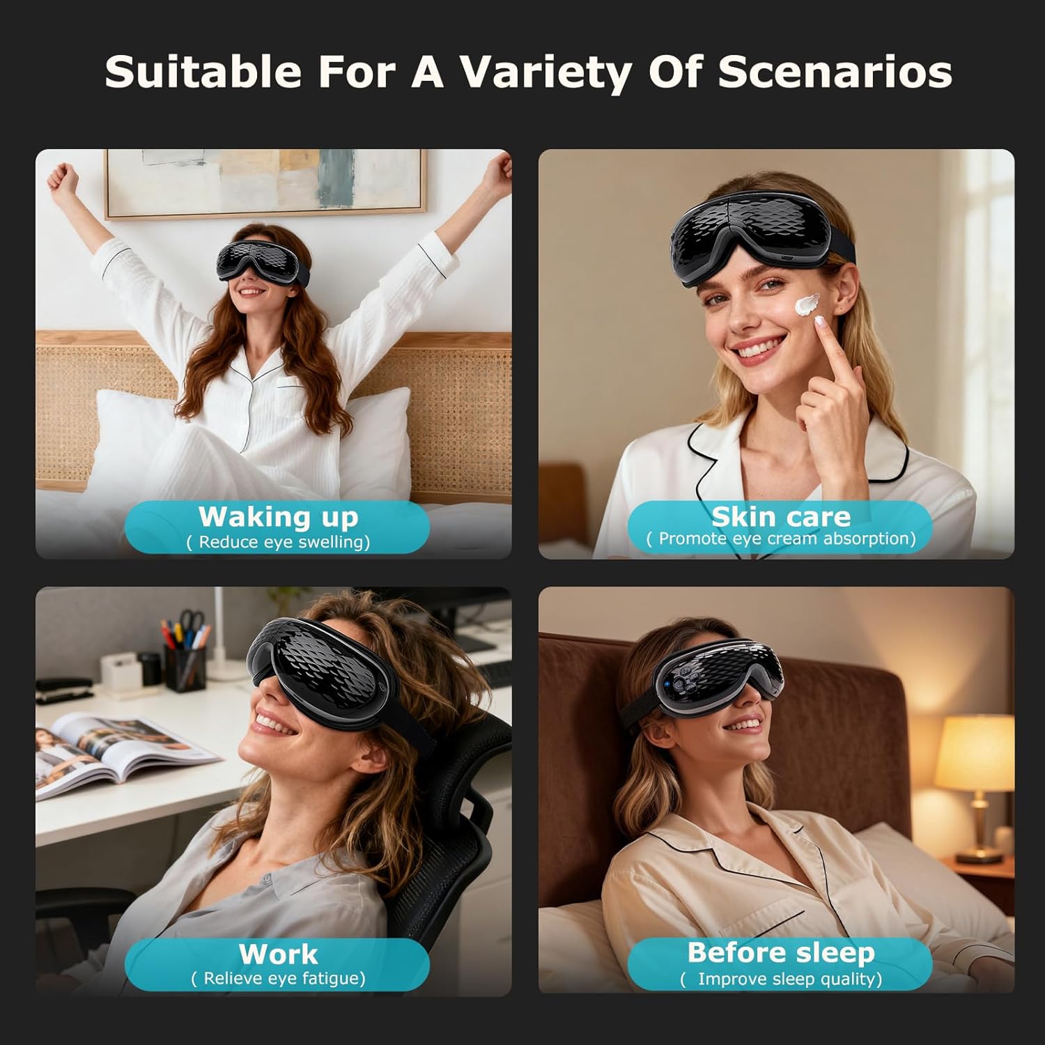 ALLJOY Eye Massager with Heat and Cooling