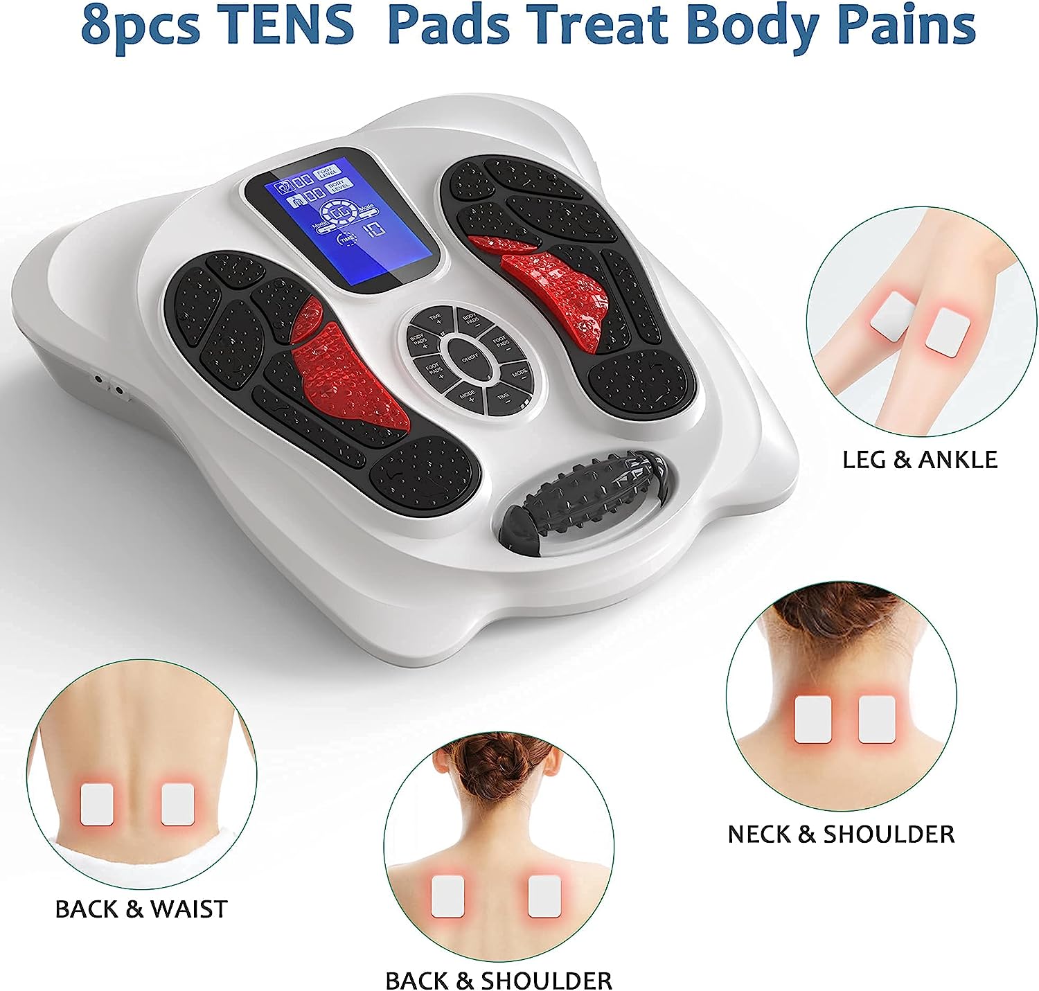 Foot Circulation Plus EMS & TENS Foot Nerve Muscle Massager