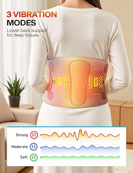 67" Cordless Heating Pad for Back Pain Relief