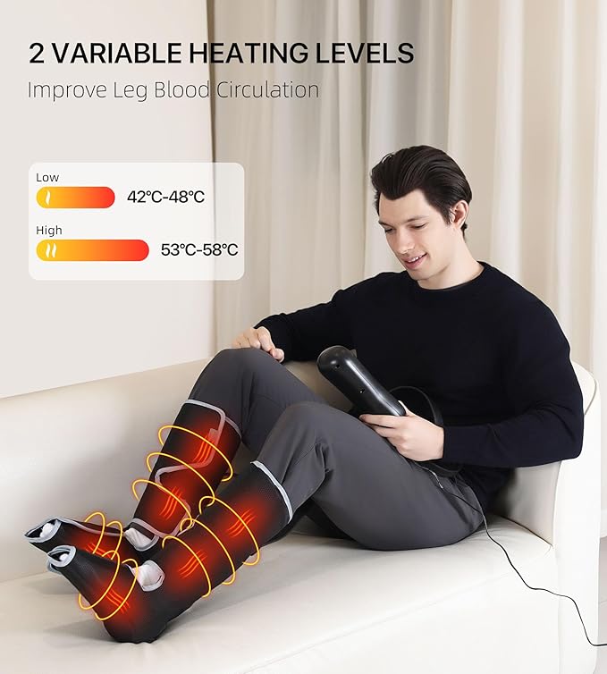 ALLJOY L2 Leg Massager for Circulation and Pain Relief FSA