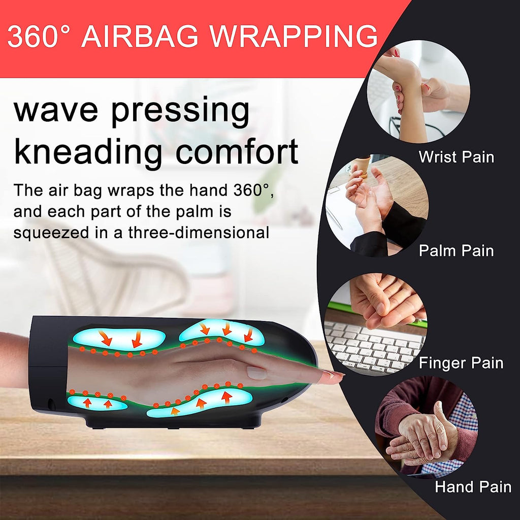 New Hand Massager with Compression & Heating