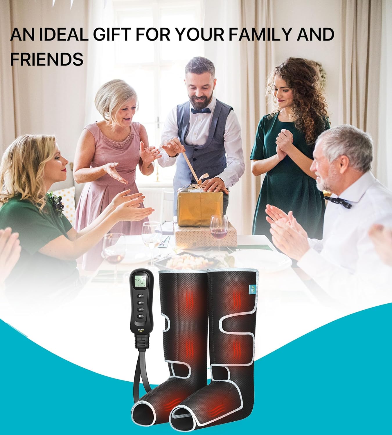 ALLJOY L2 Leg Massager for Circulation and Pain Relief FSA