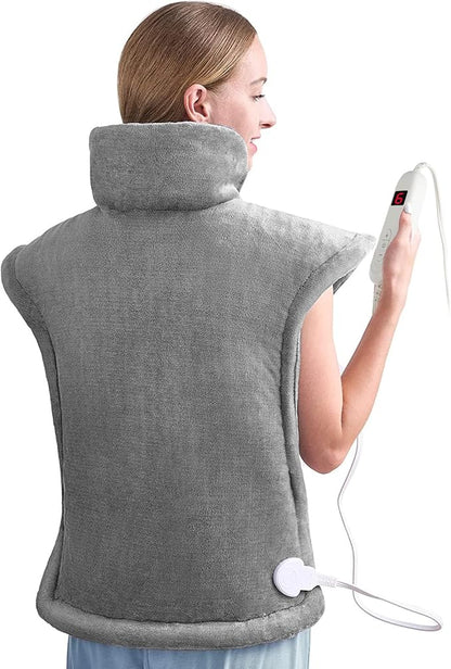 Heating Pad for Back Pain Relief, 24"x33" Weighted Heating Pad for Neck and Shoulder