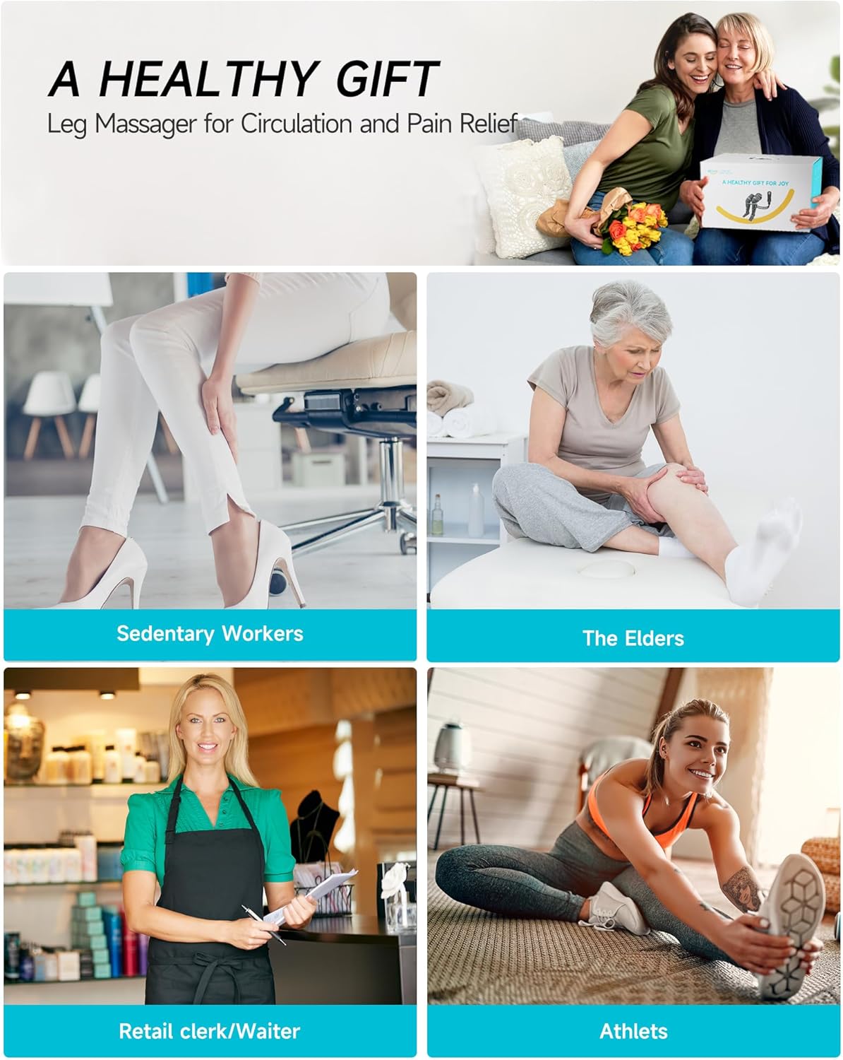 L1 Leg Massager for Circulation and Pain Relief