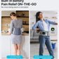 front and back view of adjustable back support belt for waist
