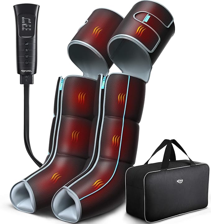 Alljoy L4 easy-wear leg massager with air compression and heat	