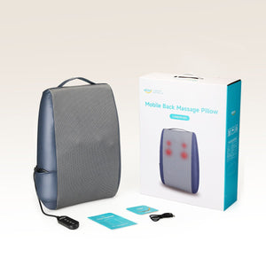 rechargeable back massage pillow with heat
