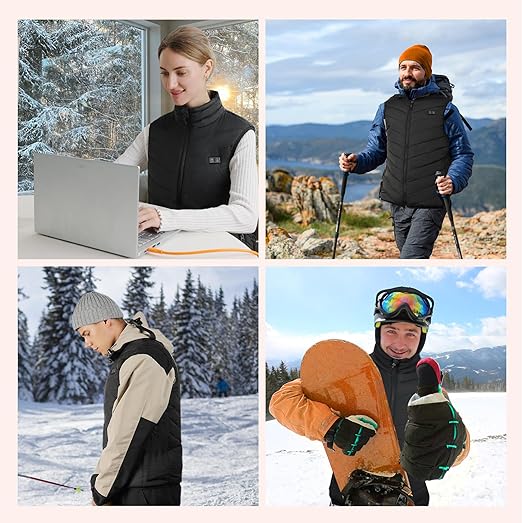 ALLJOY Heated Vest with Battery Pack