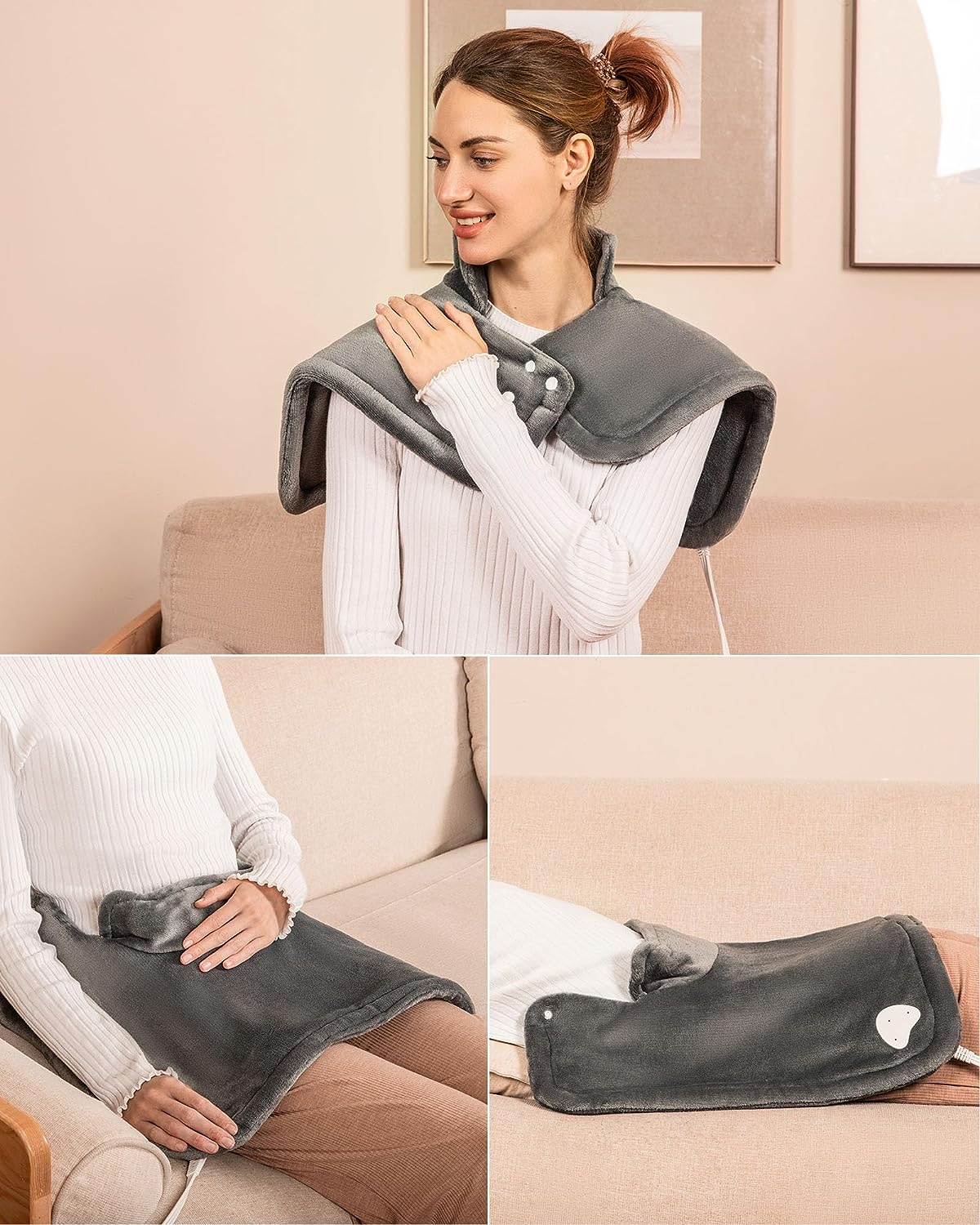 ALLJOY Extra-Large 24x17" Neck and Shoulder Heating Pad