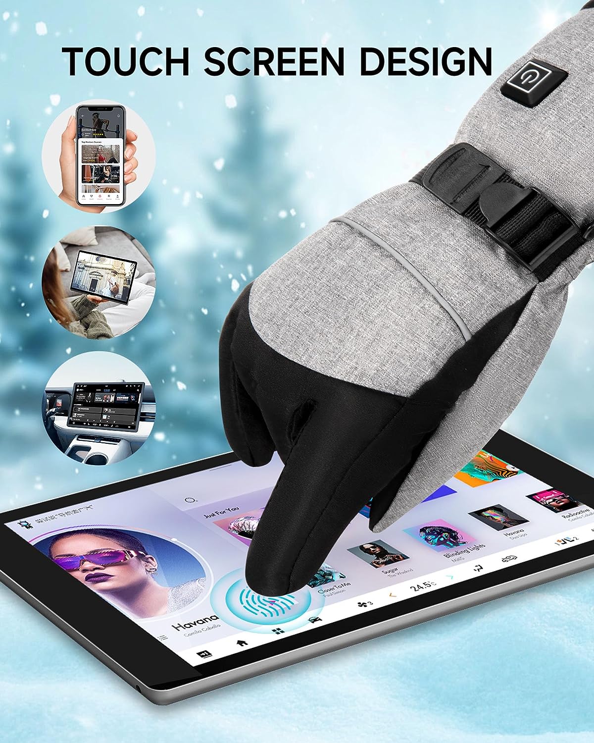 ALLJOY Rechargeable Heated Gloves