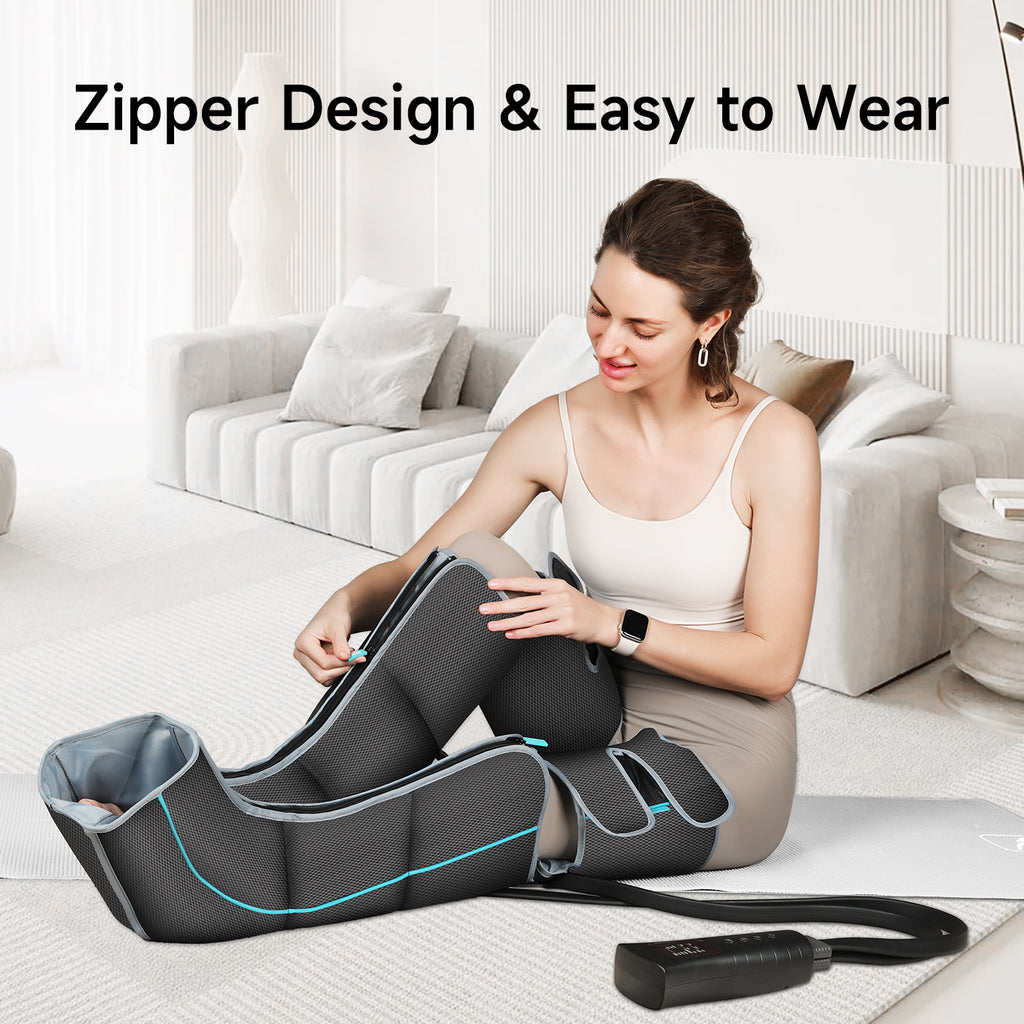 ALLJOY Upgraded Zipper Design Leg Massager