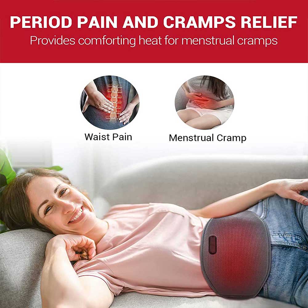 Cordless Heating Pad with Massager