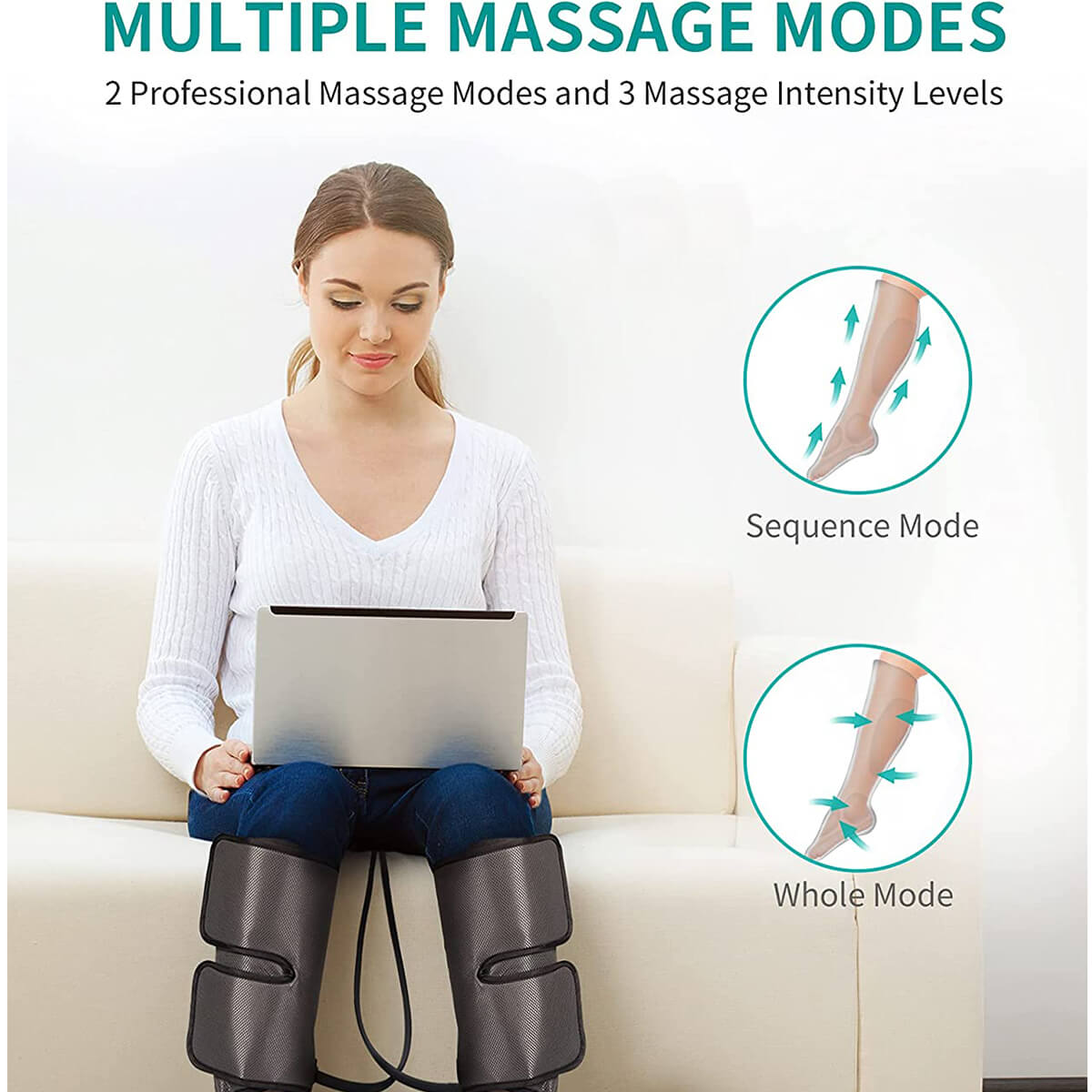 Air Compression Leg Massager,Gifts for Men Women Mom Dad