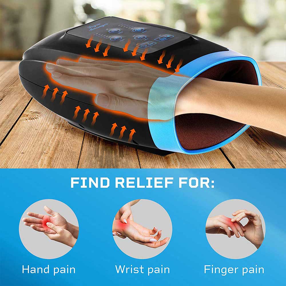 Hand, Wrist and Finger Massager,Gifts for Men Women Mom Dad